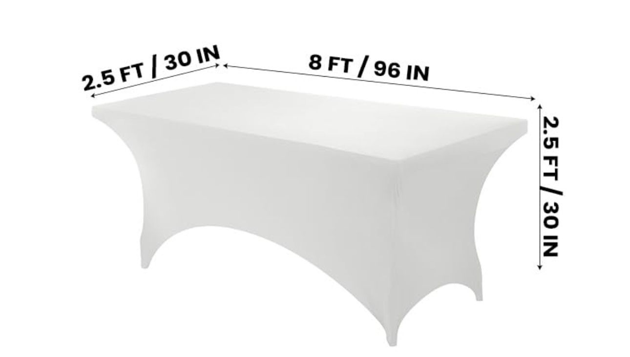 White Table Cover - photo 4
