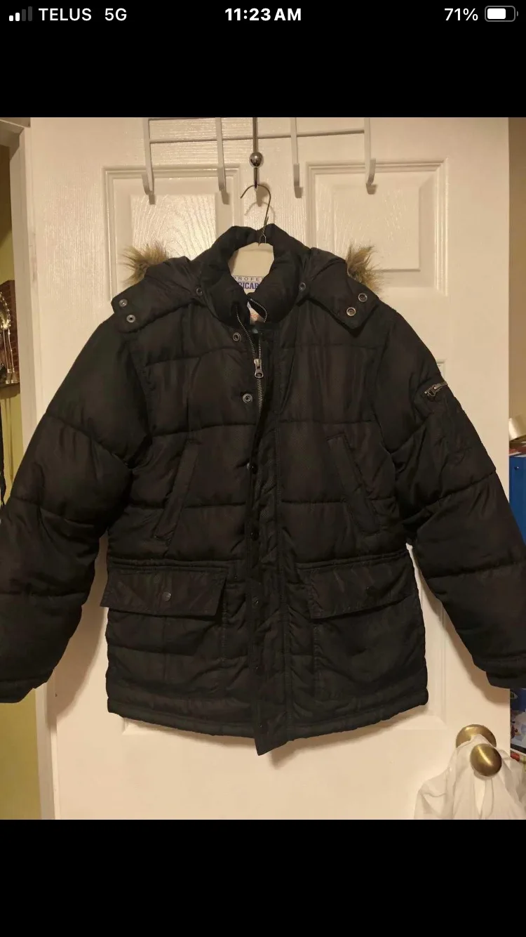 Boys' Black Winter Jacket thumbnail