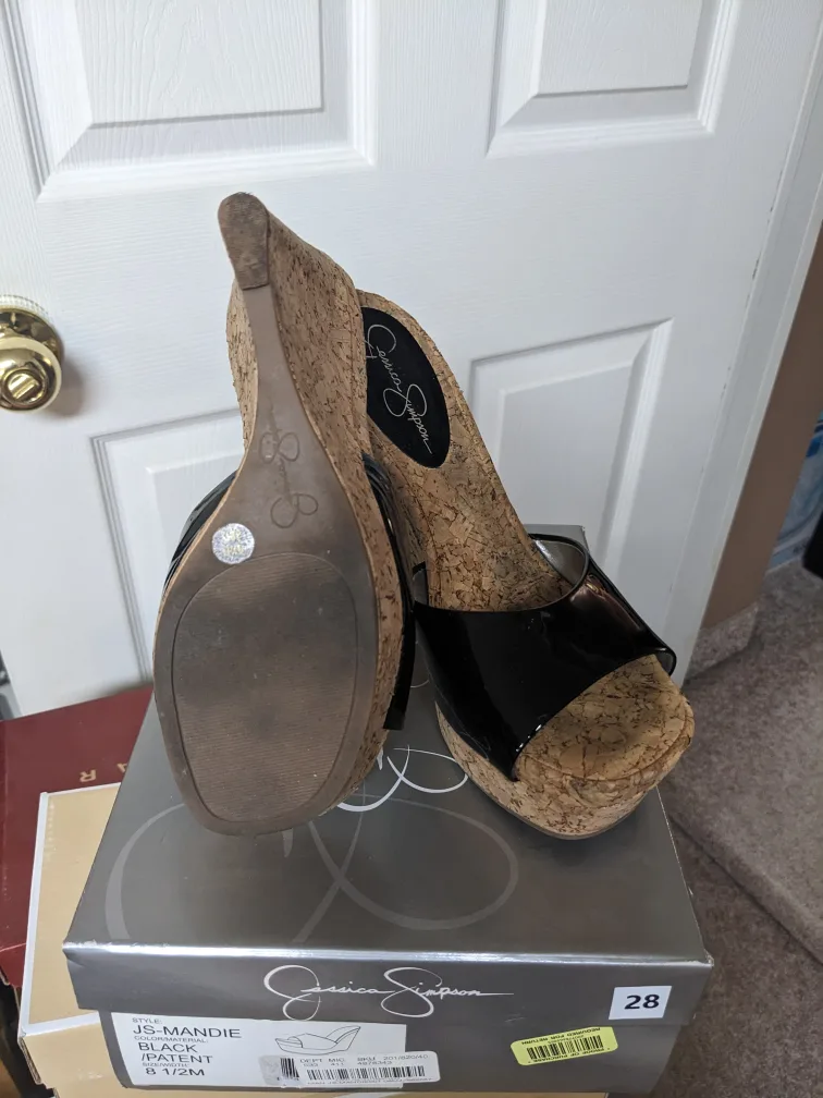 Jessica Simpson Women's Cork Wedges image indicator(3)