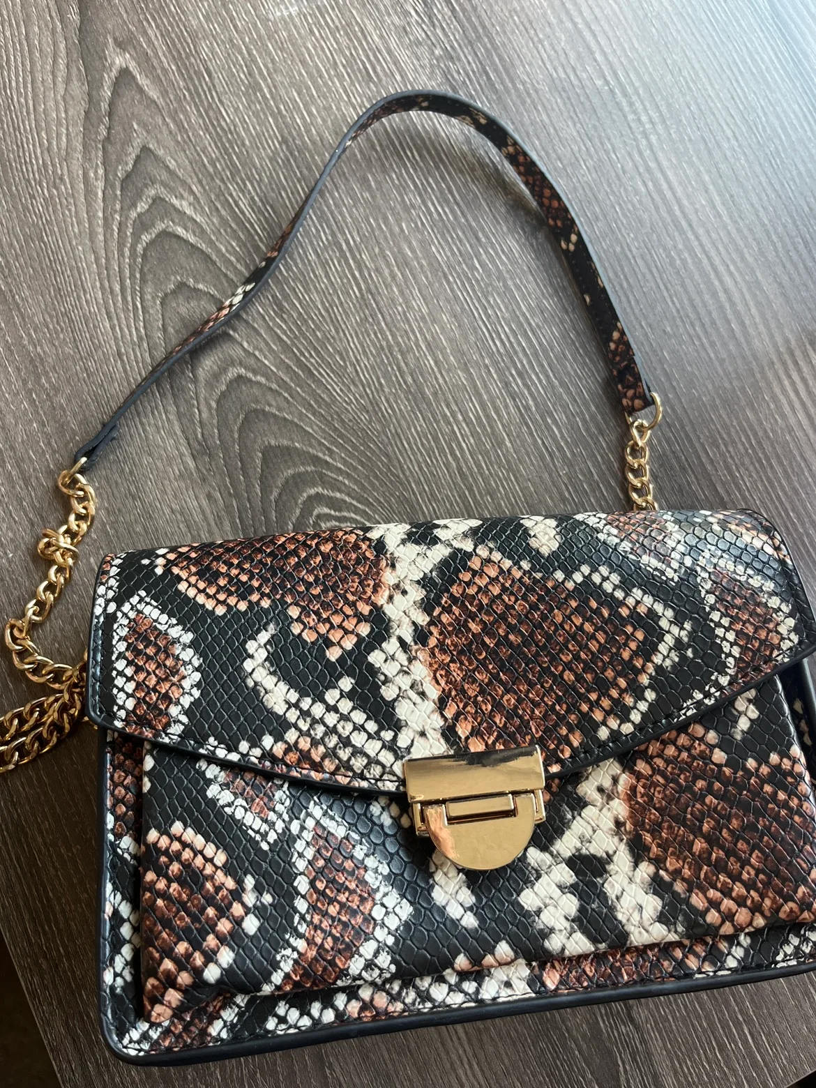Snake Print Crossbody Bag thumbnail