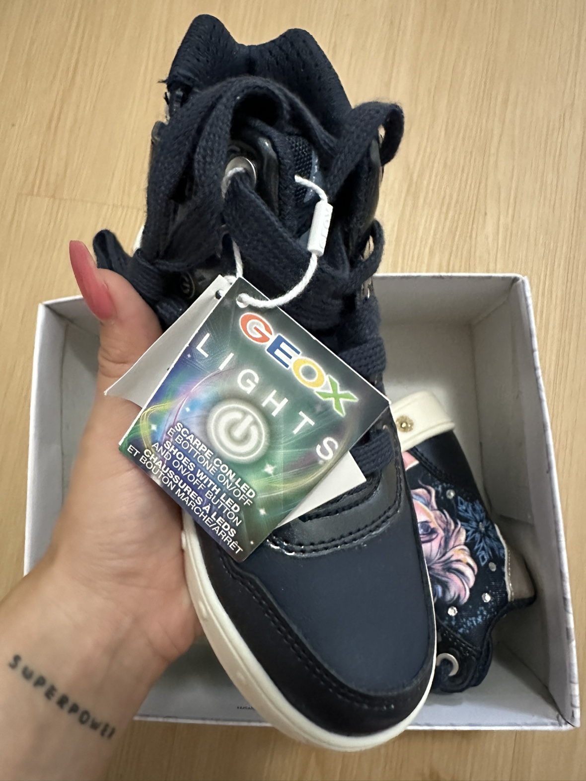 Geox Girls Light Up High Top Sneakers - photo 2