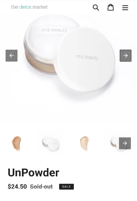 rms beauty tinted "un" powder 0-1 thumbnail