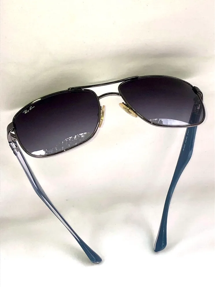 Ray Ban Sunglasses Unisex Gray/Blue RB 3533 , Italy image indicator(4)