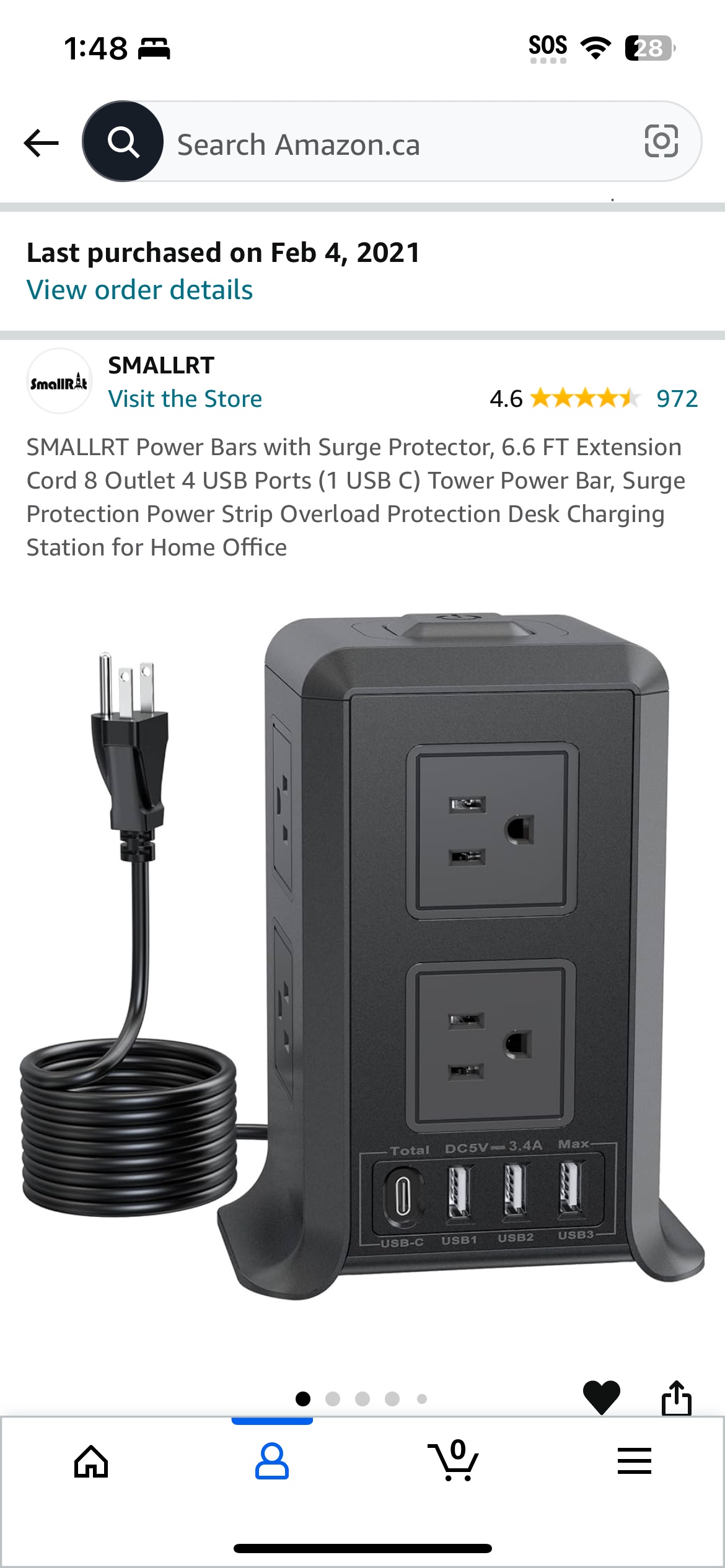 Power Bar with Outlets and USB Ports - photo 5