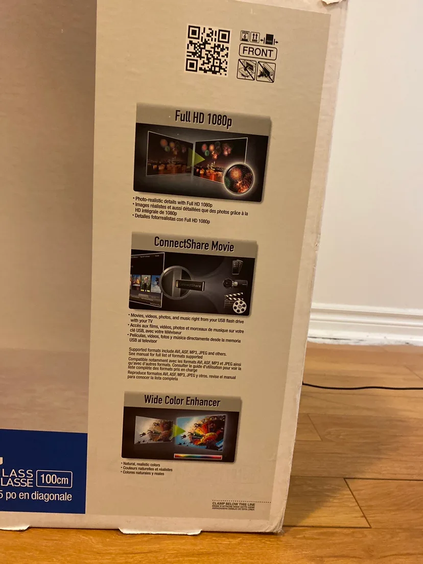 Samsung 40" LED TV image indicator(2)