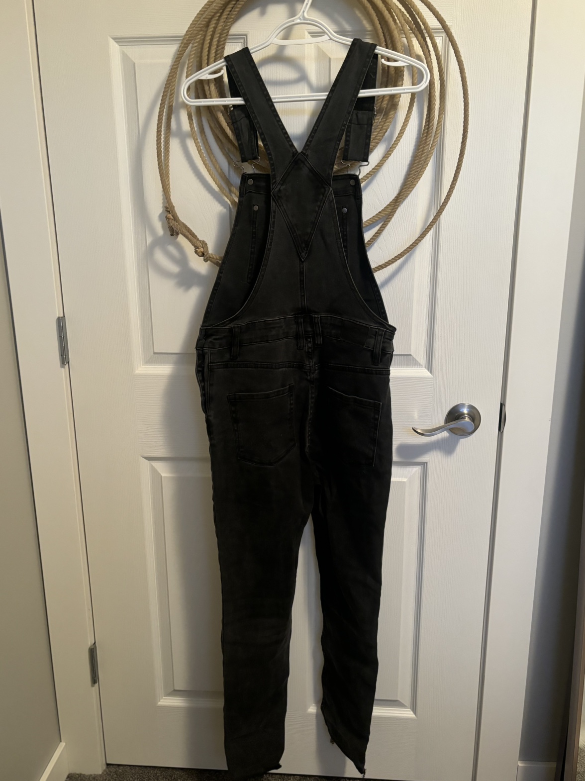 RVCA Black Denim Overalls - photo 2