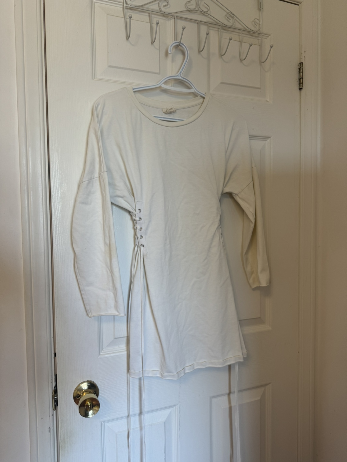 White Long Sleeve Dress