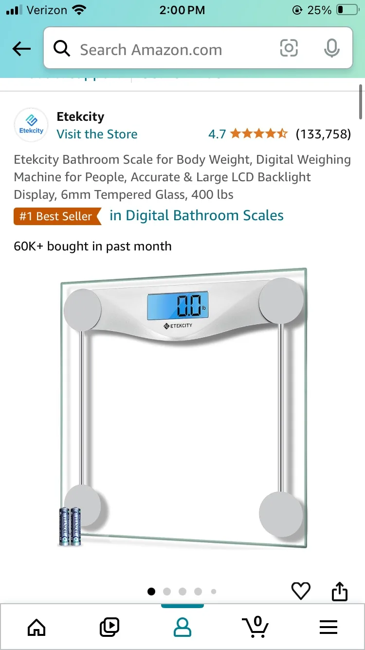 Etekcity Bathroom Scale thumbnail