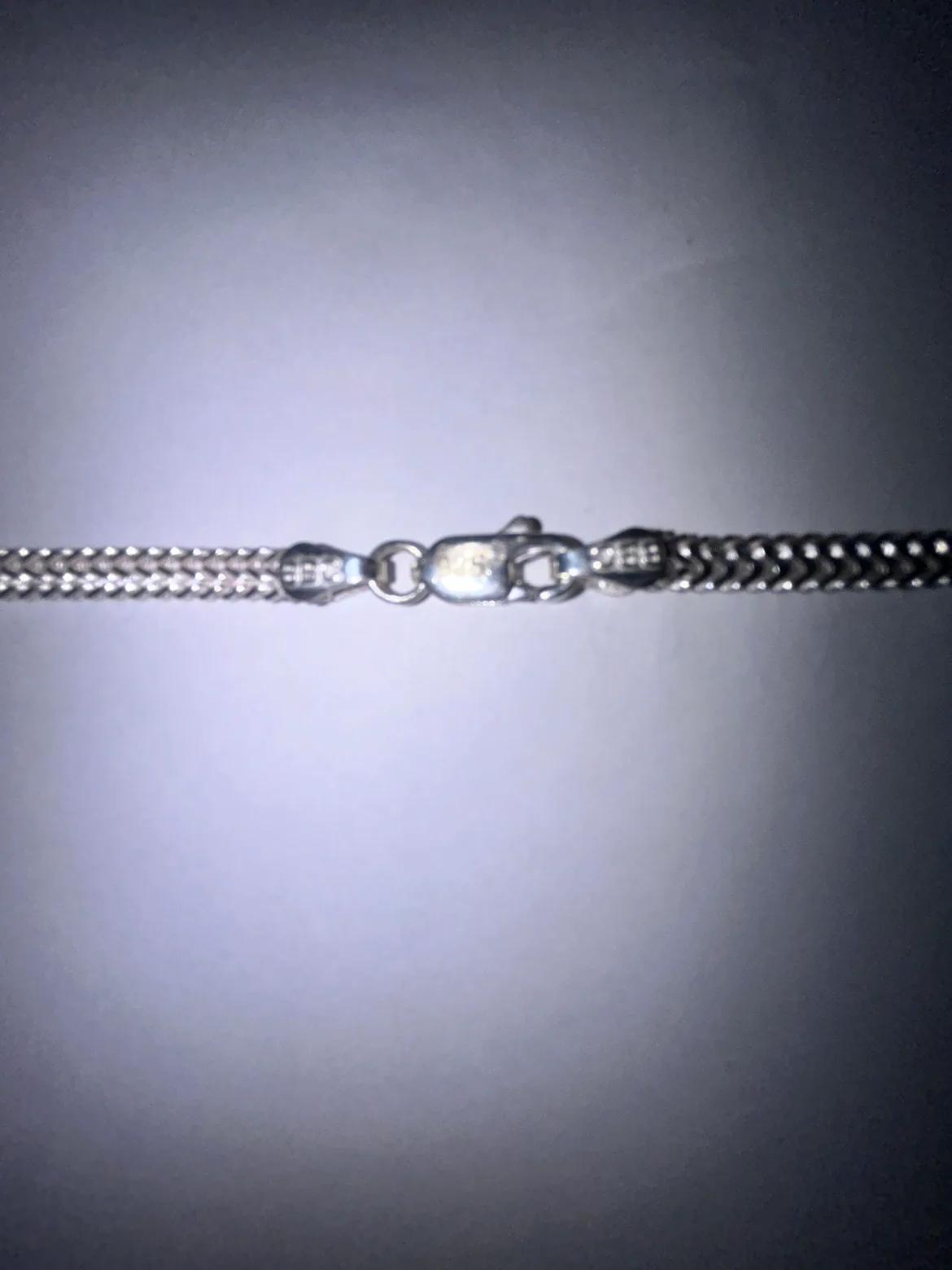 Real Silver Chain  925 Necklace (24 Inches / 925 Stamped) image indicator(3)