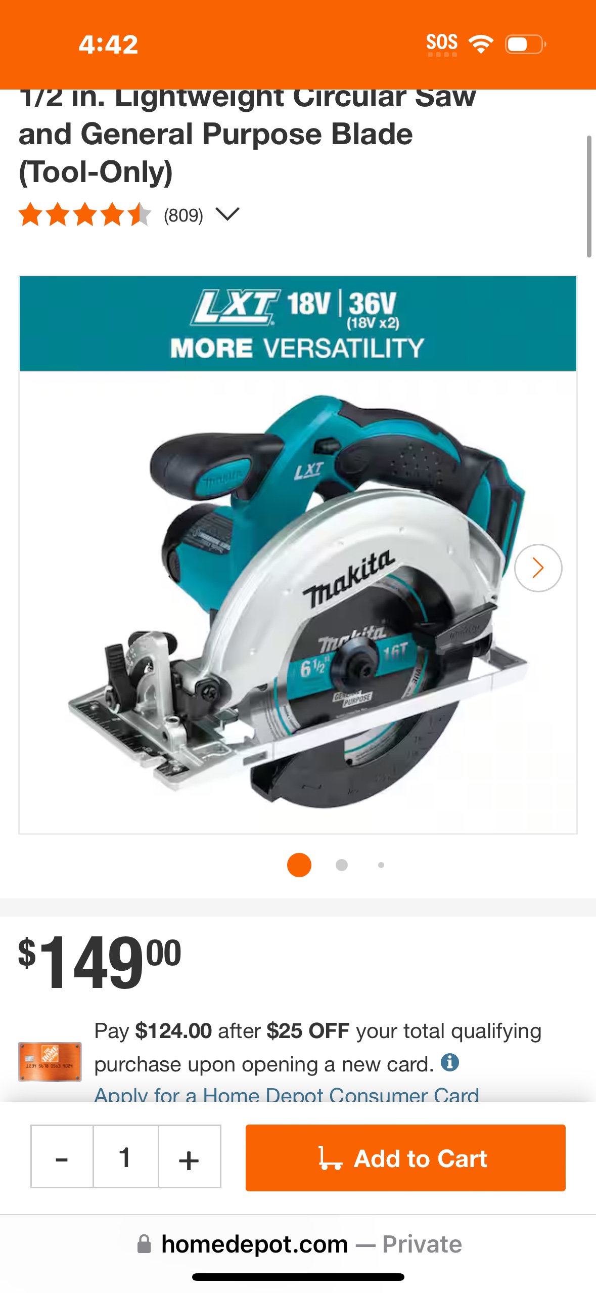 Makita Circular Saw cordless - photo 3