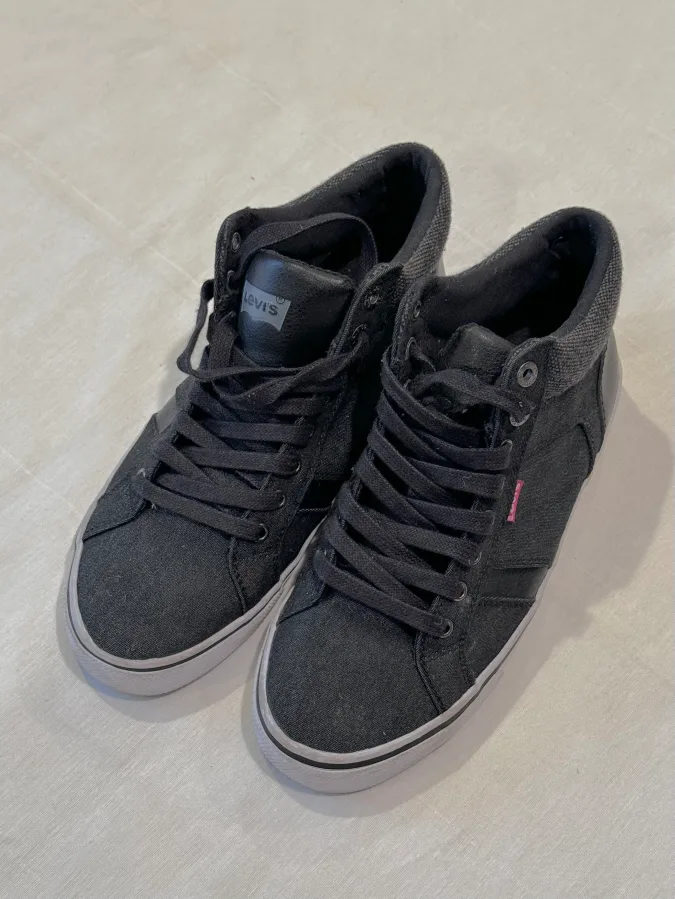 Levi's Black High Top Sneakers thumbnail
