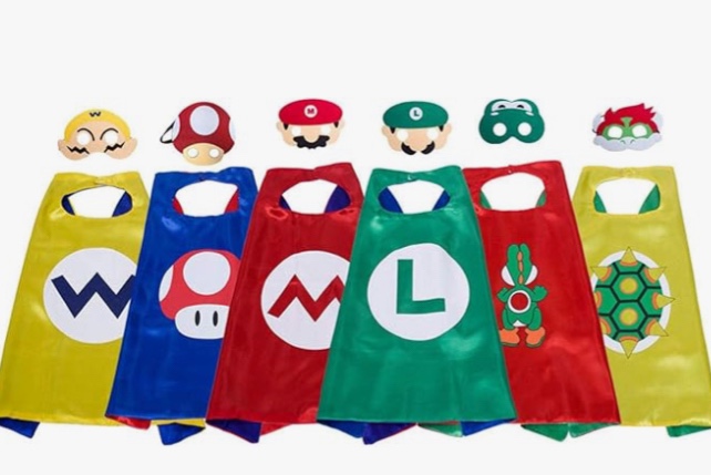 Super Mario Bros. Capes and Masks