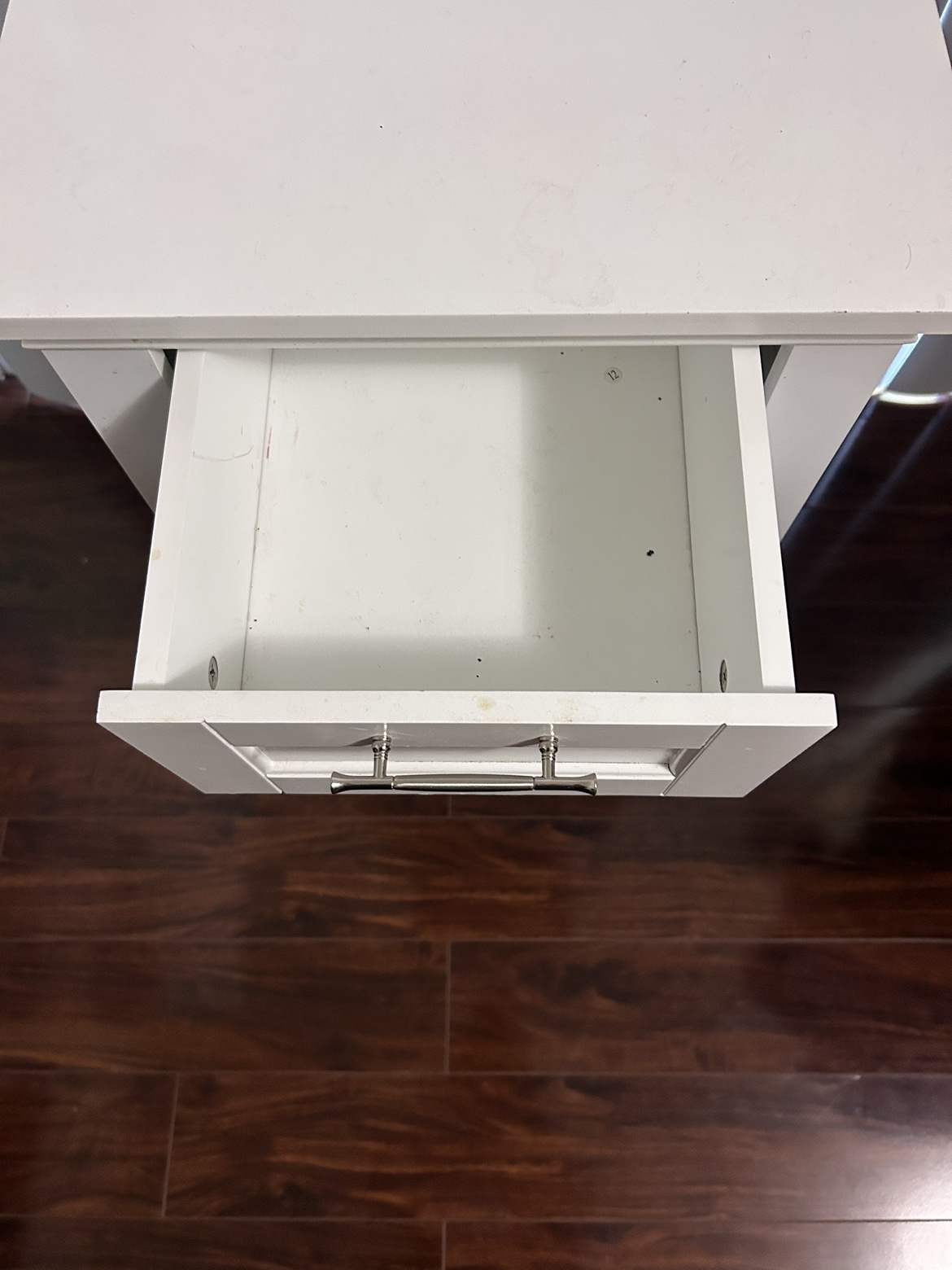 White Cabinet with Shelf - photo 3