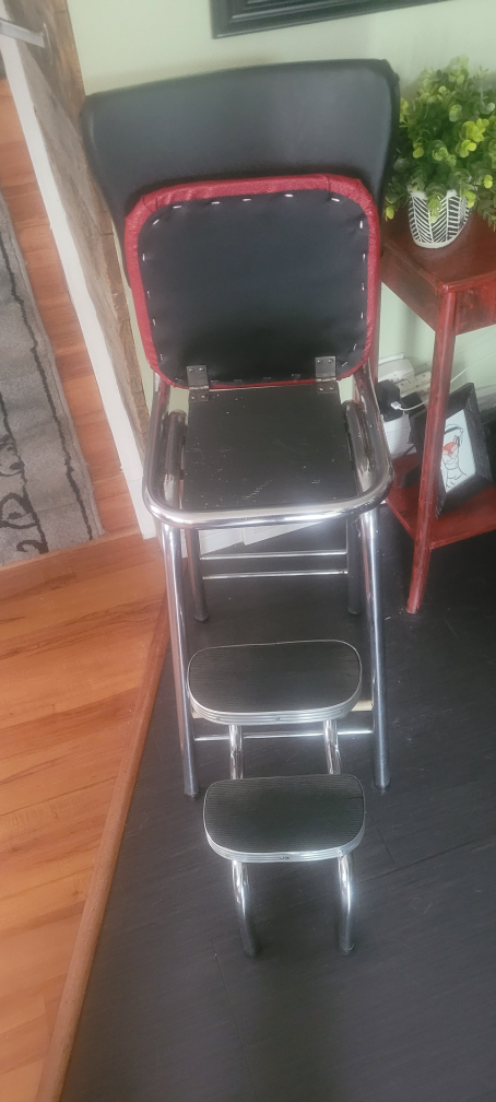 vintage kitchen step stool - photo 2