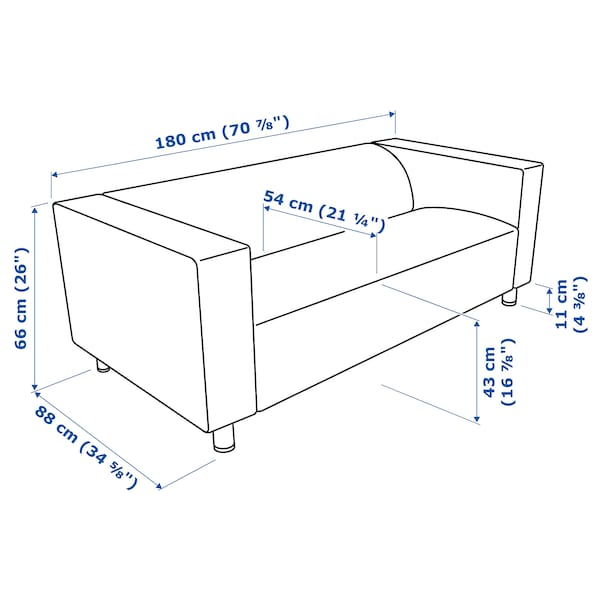 IKEA Klippan Vissle Gray - photo 4