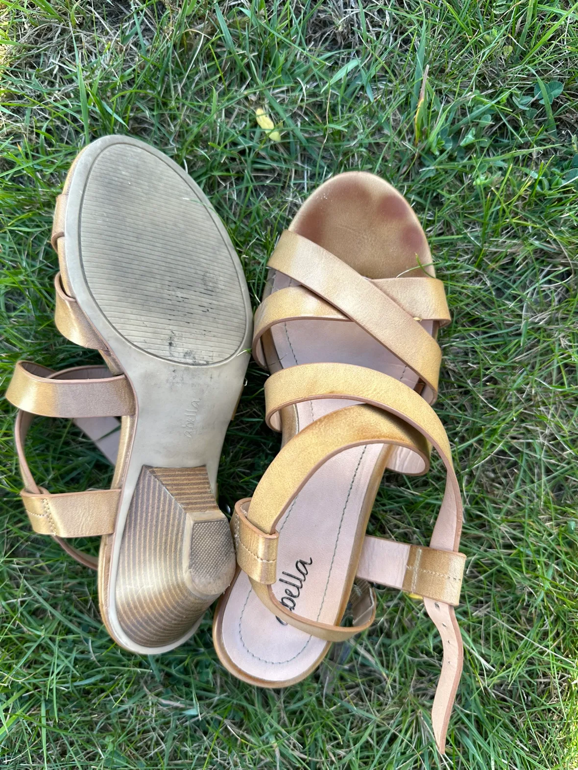 Gold Strappy Sandals thumbnail