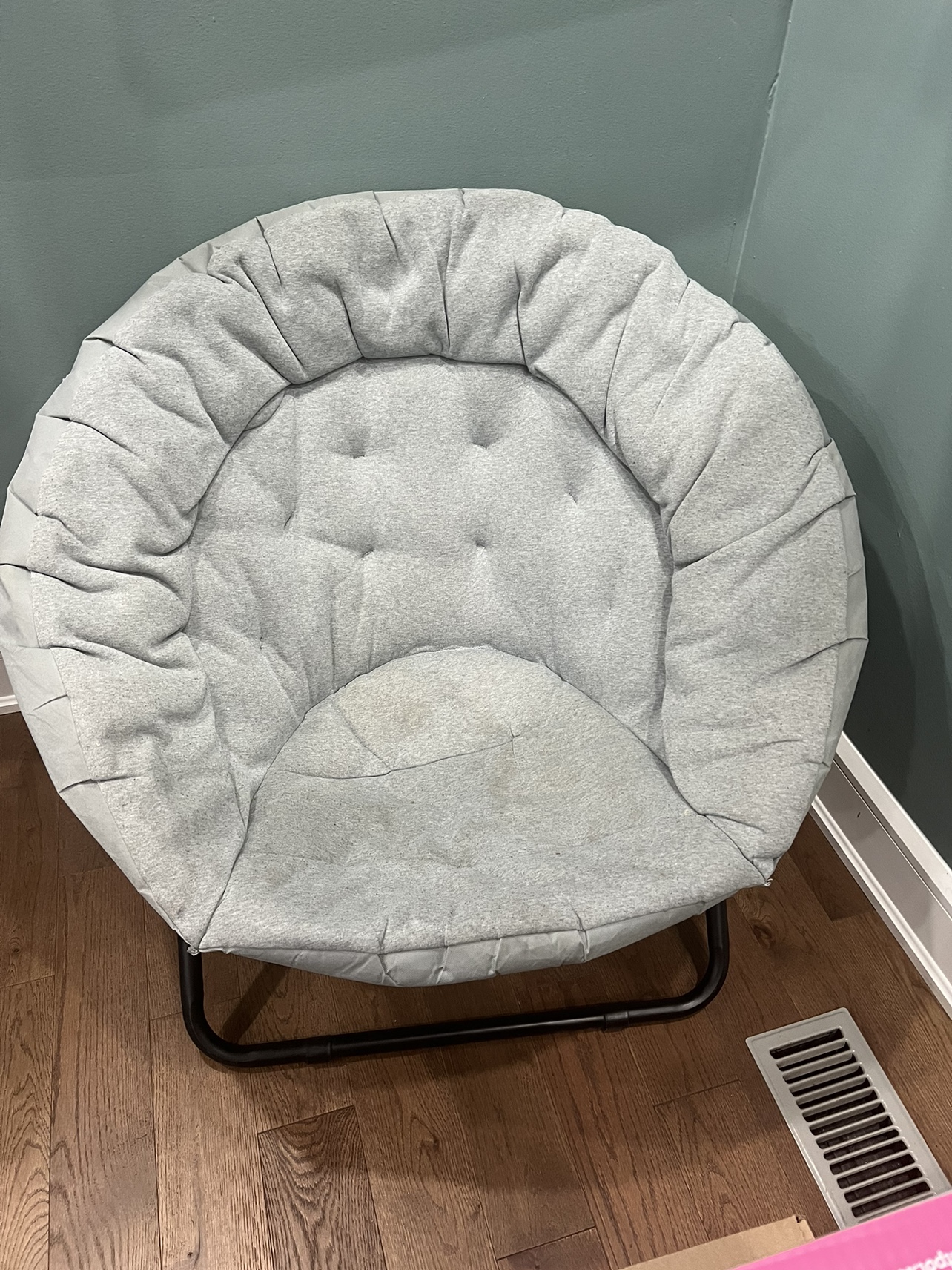 Grey Round Chair