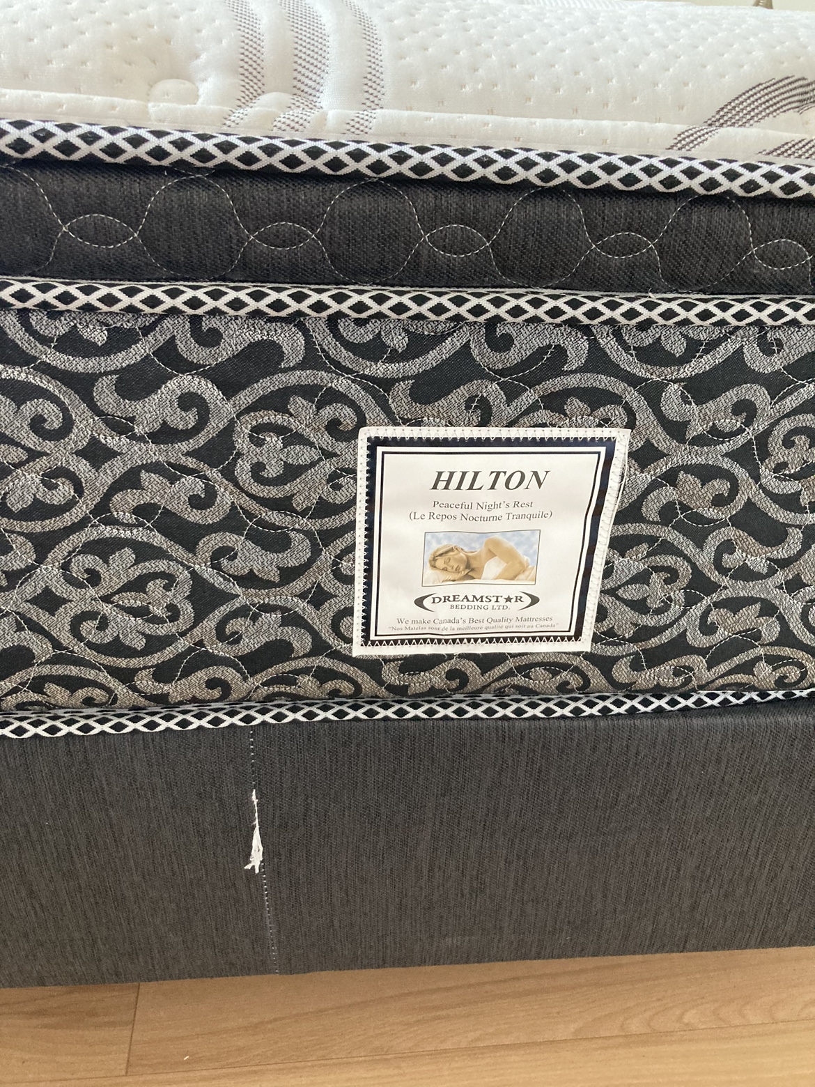 Double Mattress, box spring, frame/headboard - photo 3