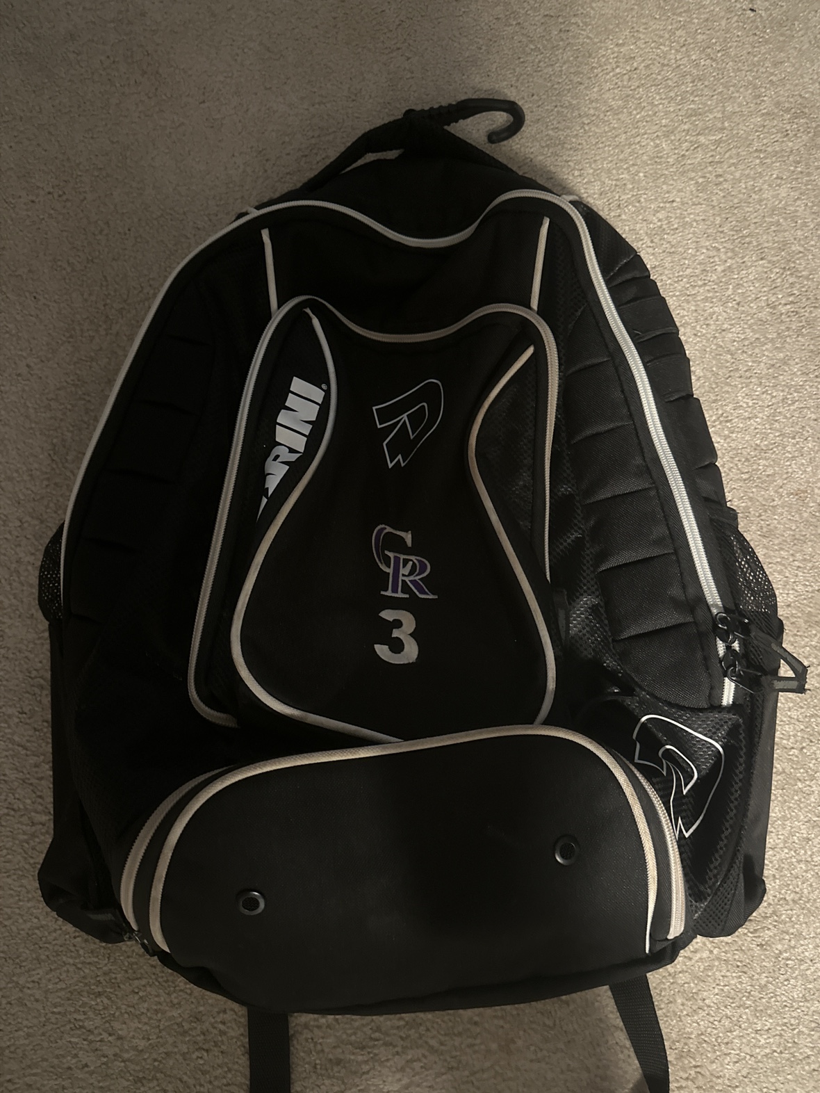 DeMarini Baseball Backpack (Colorado Rockies official)