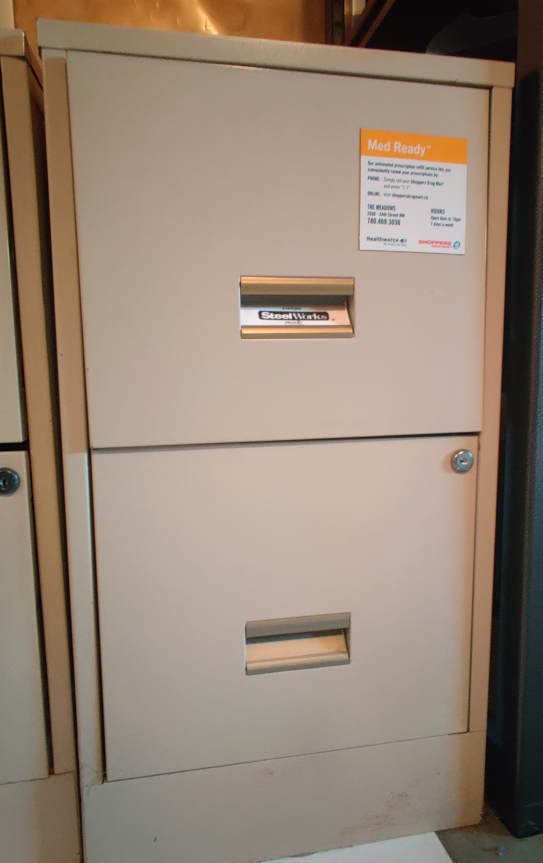 Steelworks 2 Drawer Filing Cabinet