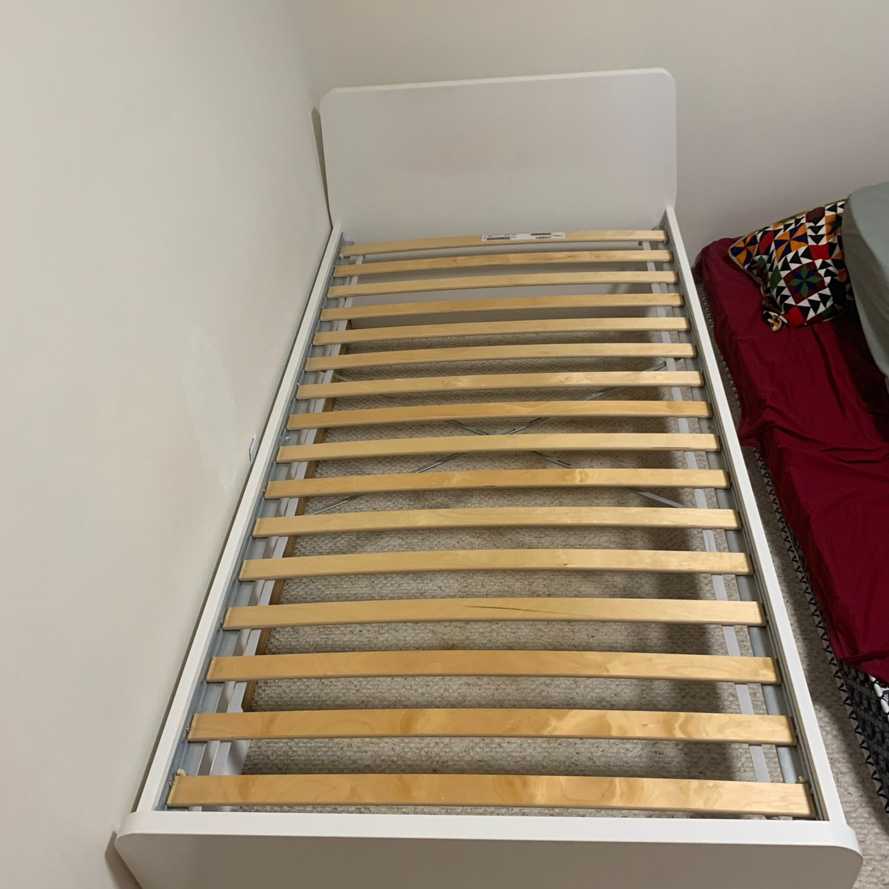 White Single Bed Frame