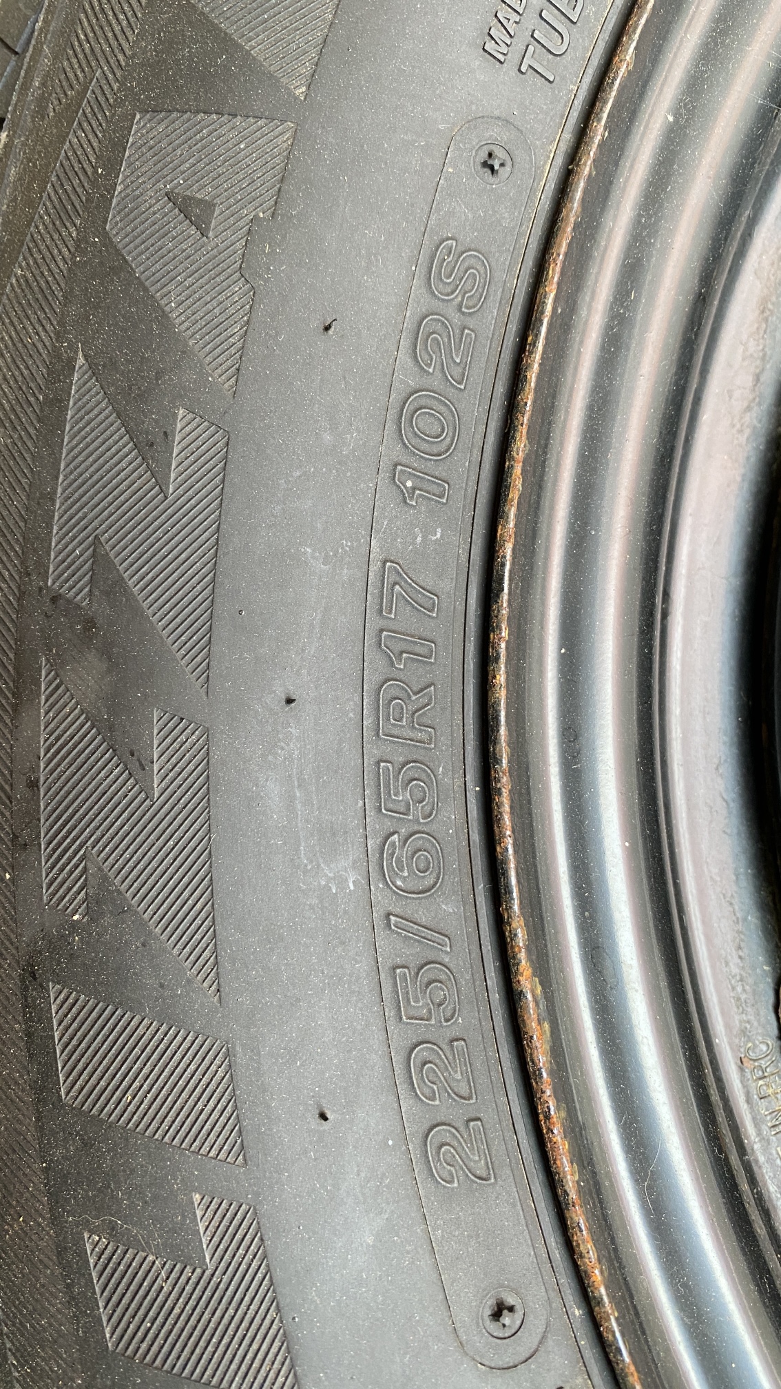 Bridgestone Winter Tires with Rims x4