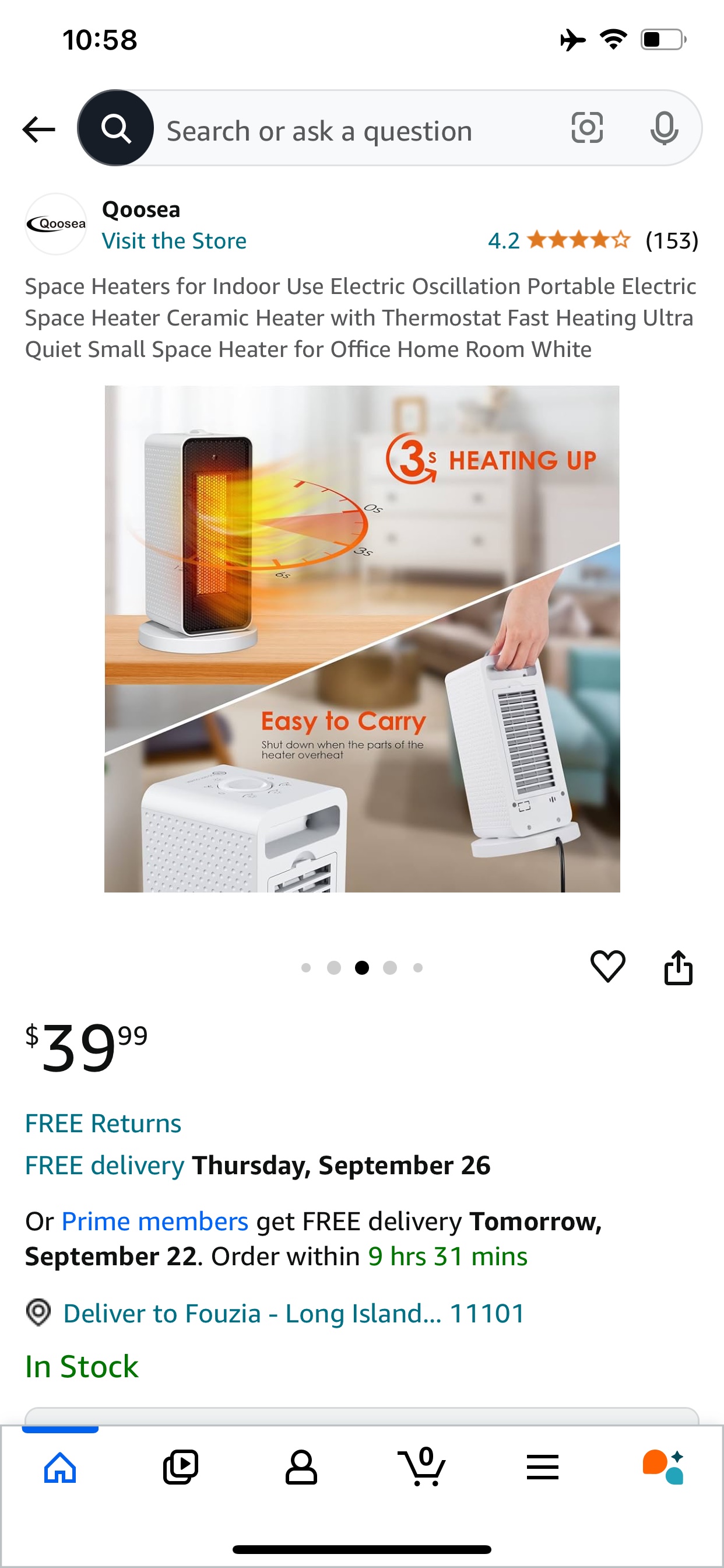 New Electric Space Heater - photo 5