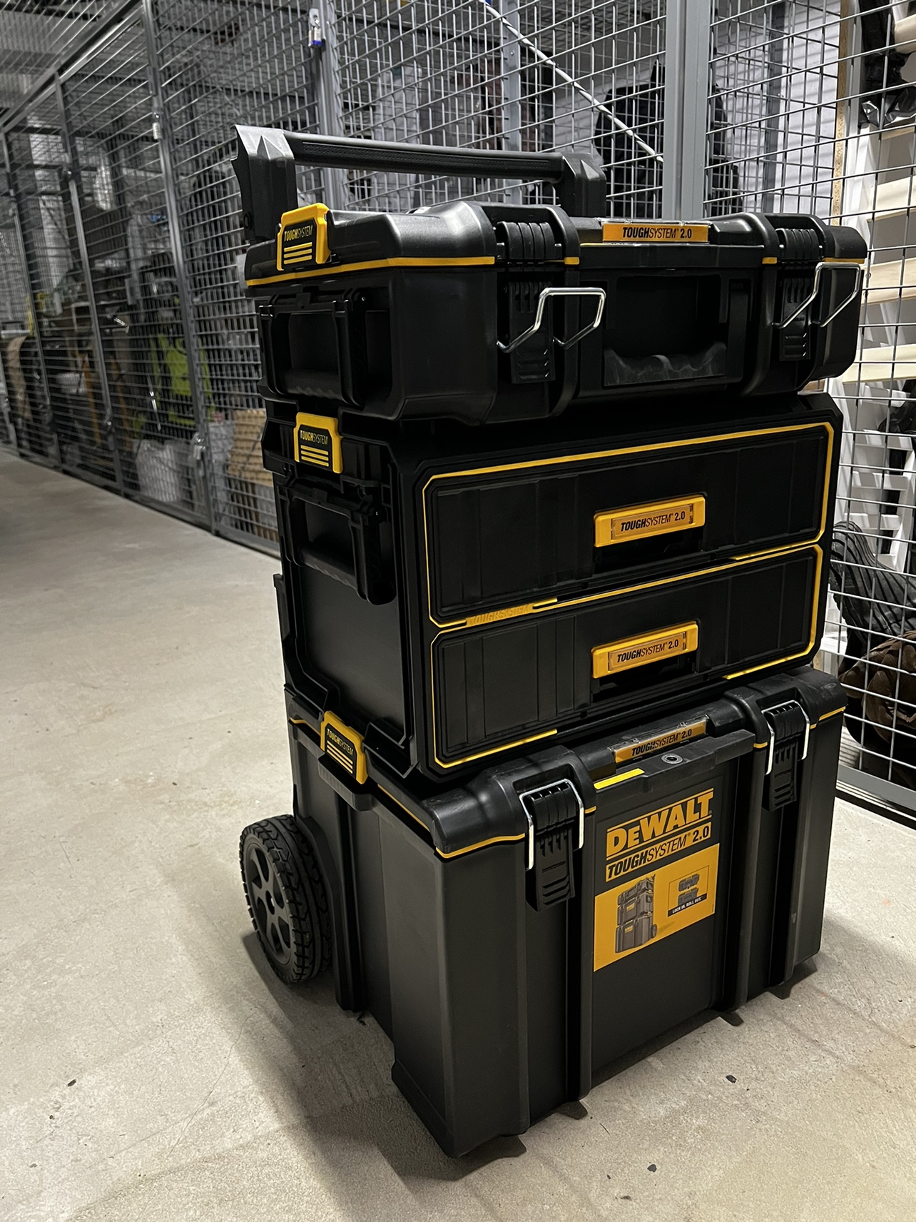 DeWalt ToughSystem 2.0 Stackable Tool Box Set