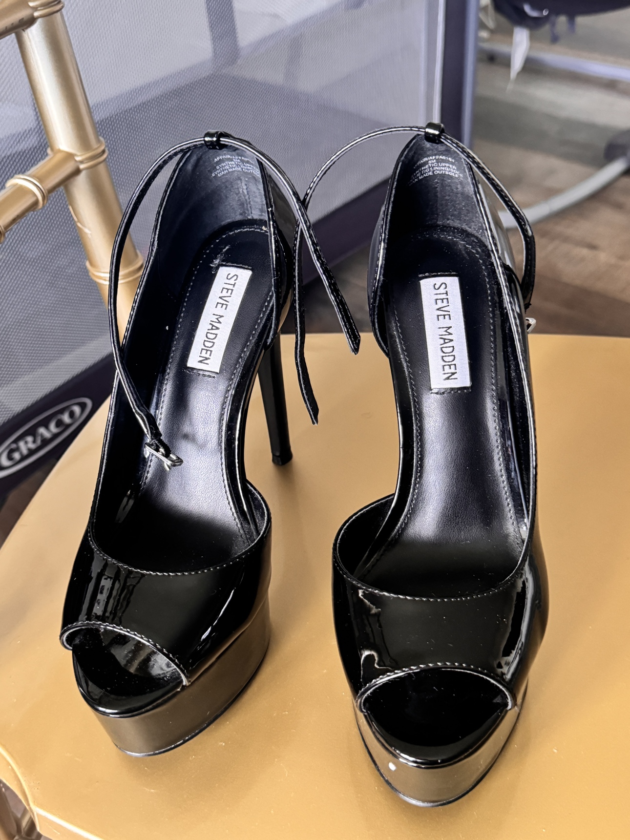Steve Madden Black Platform Heels - photo 3