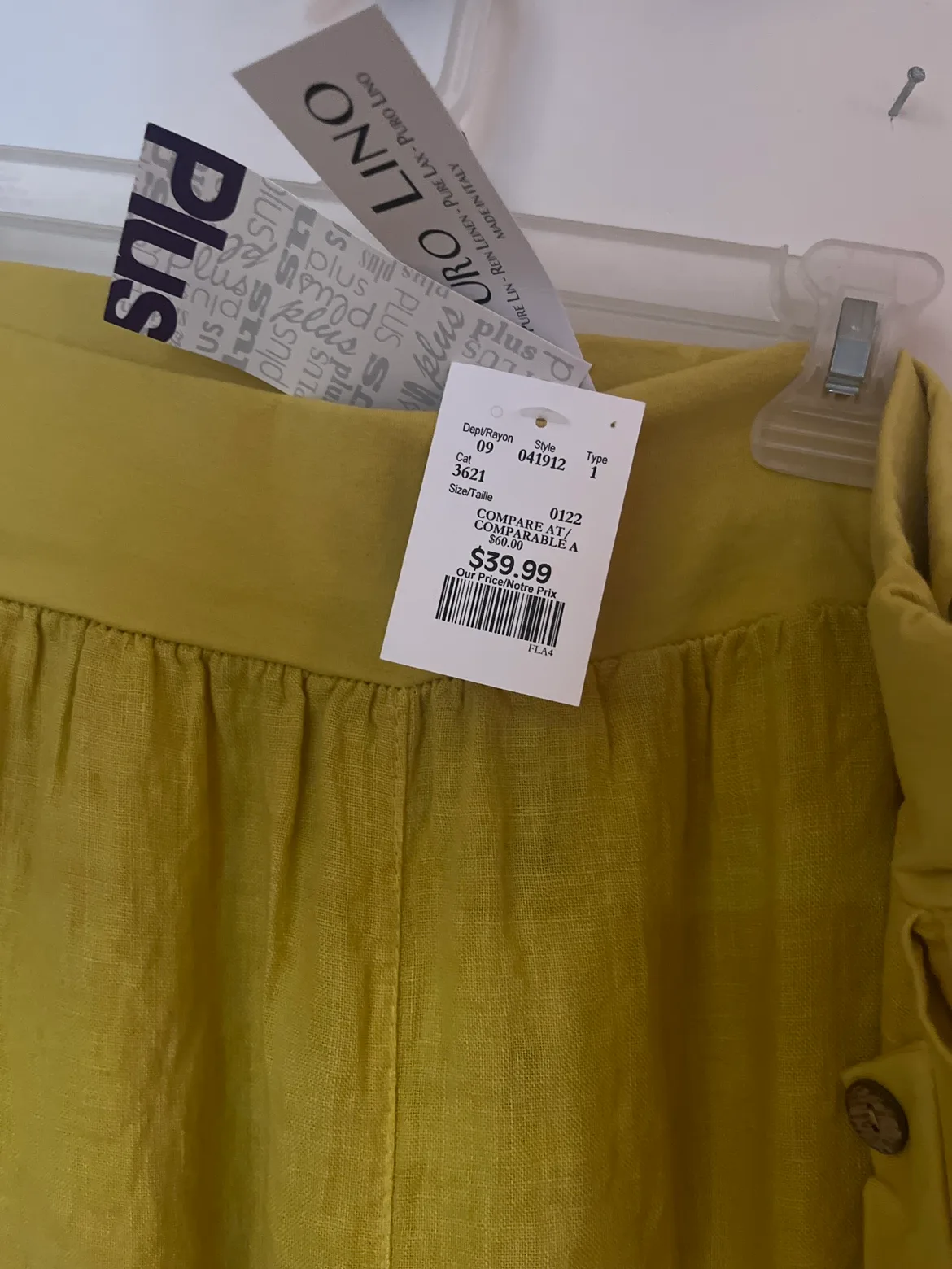 Yellow Linen Pants image indicator(3)