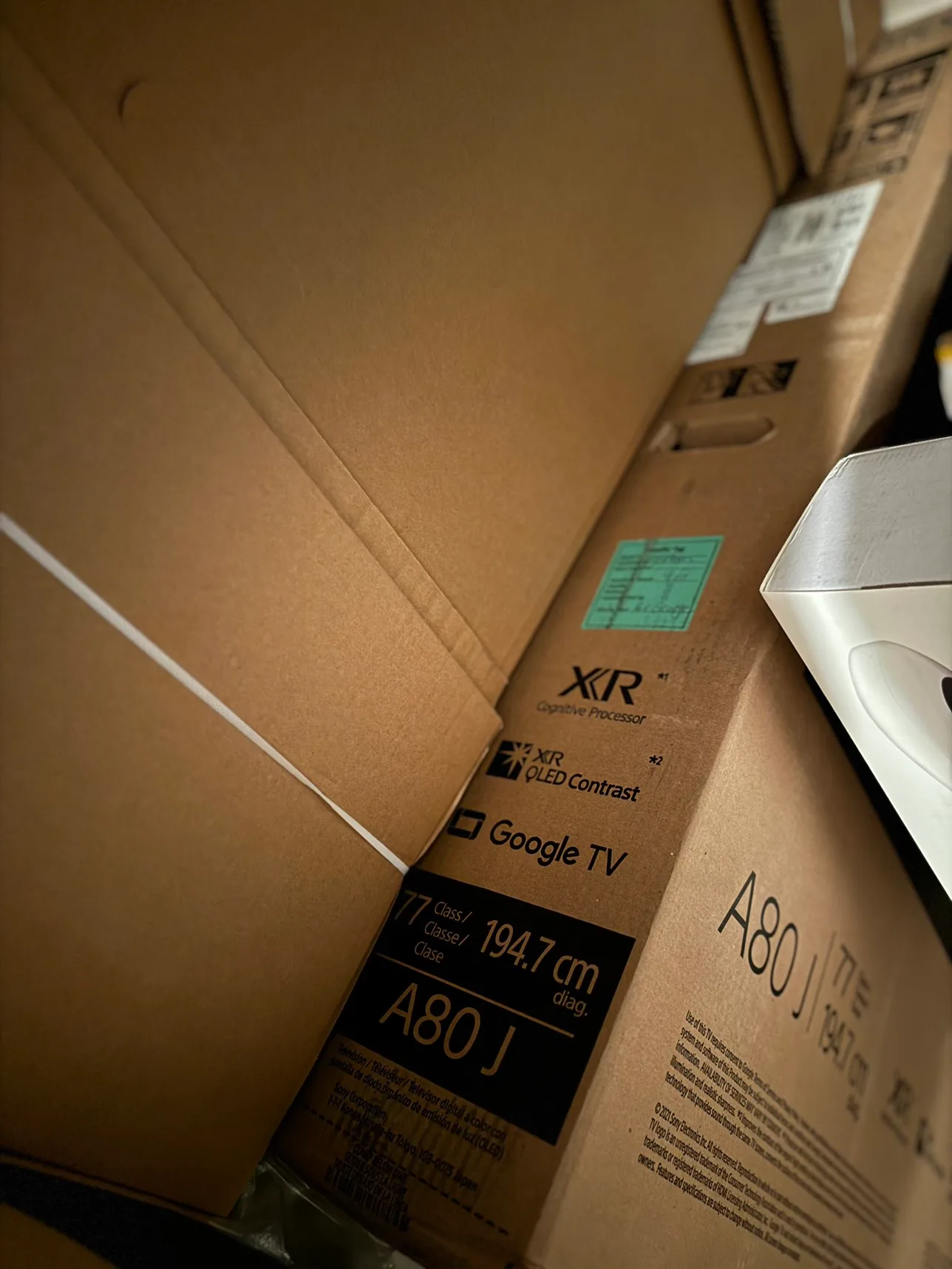 SONY 77" XR A80J OLED 4K UHD HDR SMART GOOGLE TV XR77A80J image indicator(7)