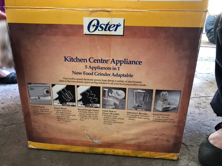 🧡 Vintage Oster Kitchen Centre Appliance. never used. in box image indicator(7)