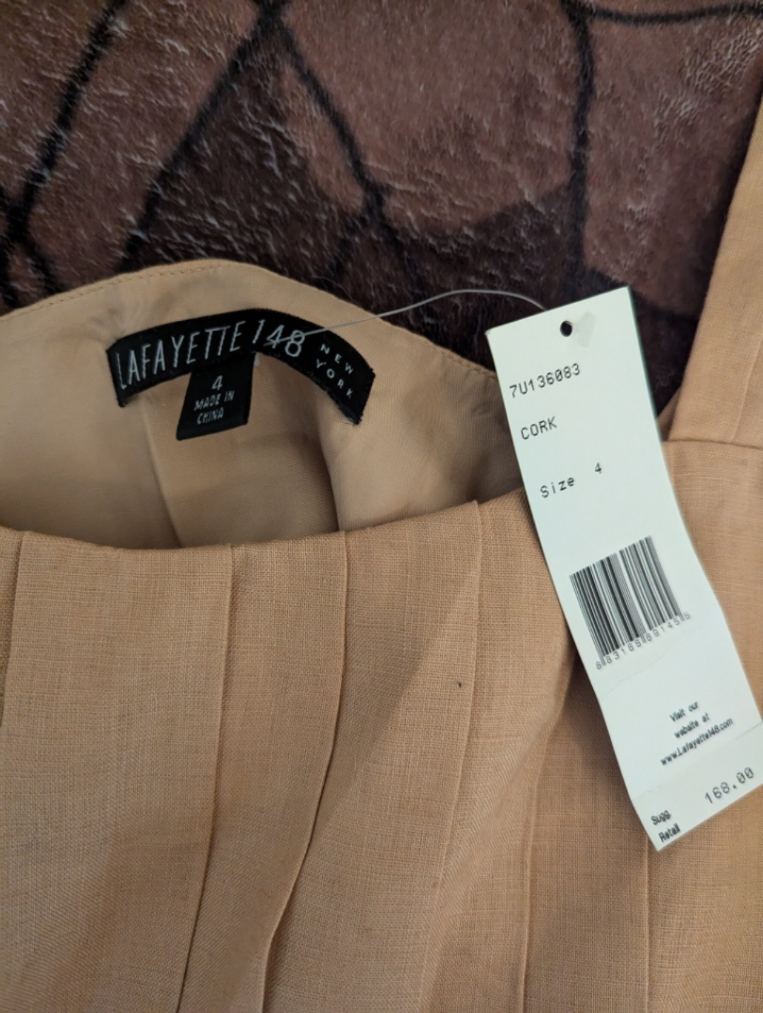 Lafayette 148 New York 100% Linen Tank Top w/tag - Size 4 - photo 2