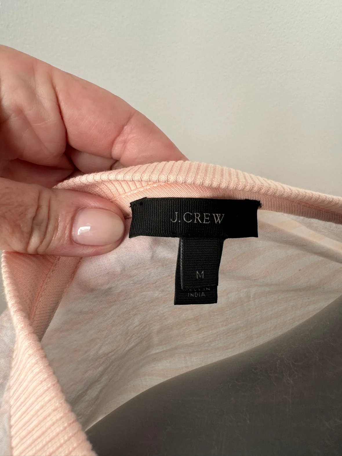J. Crew Pink Tie Back Sweatshirt image indicator(3)