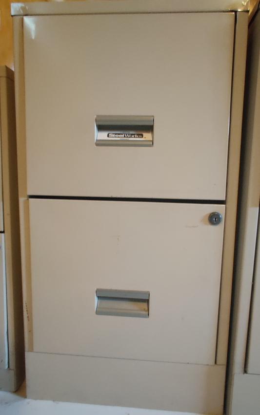 Steelworks Two-Drawer Filing Cabinet