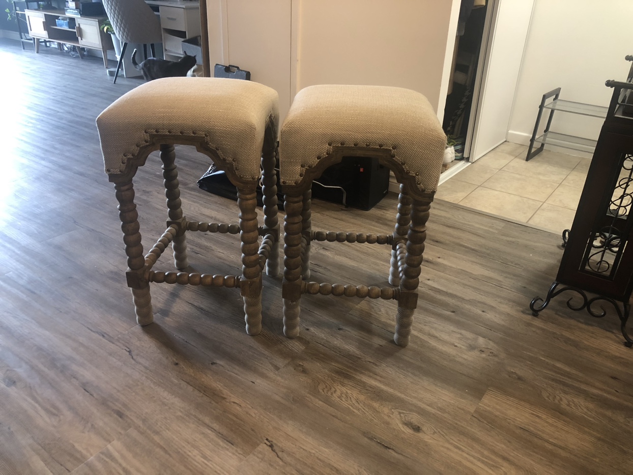 Set of 2 Bar Stools