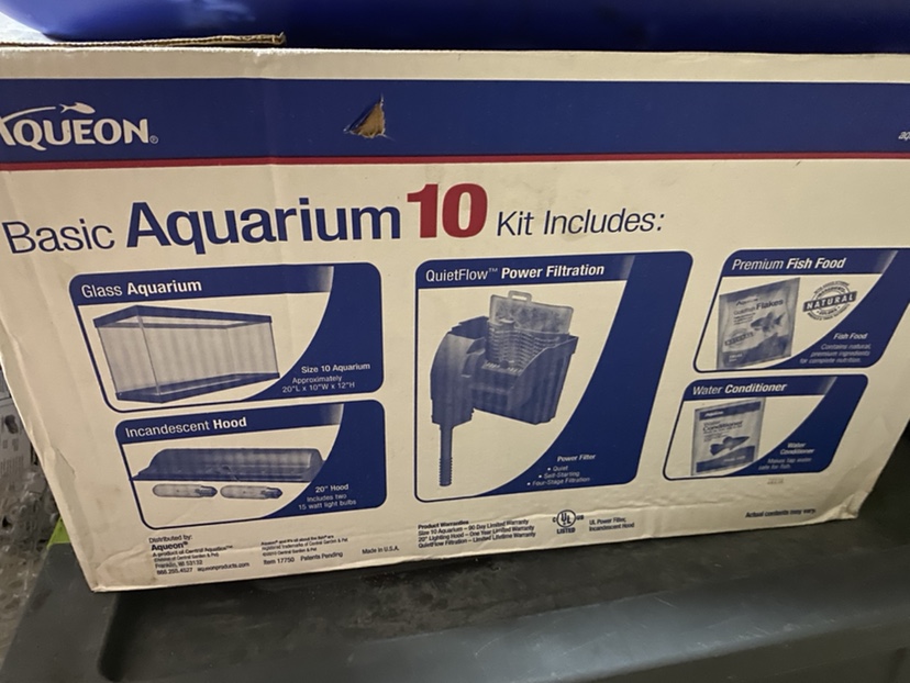 Aqueon Basic Aquarium 10 gallon Kit