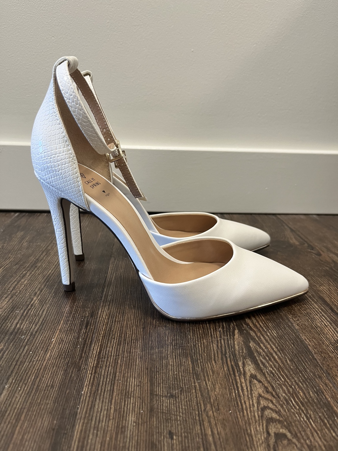 Call It Spring White Heels - photo 2
