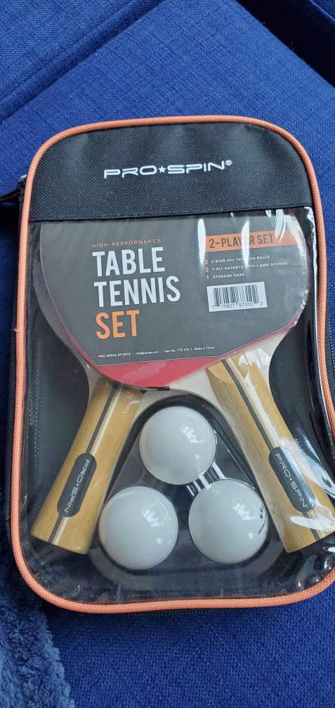 Table tennis set