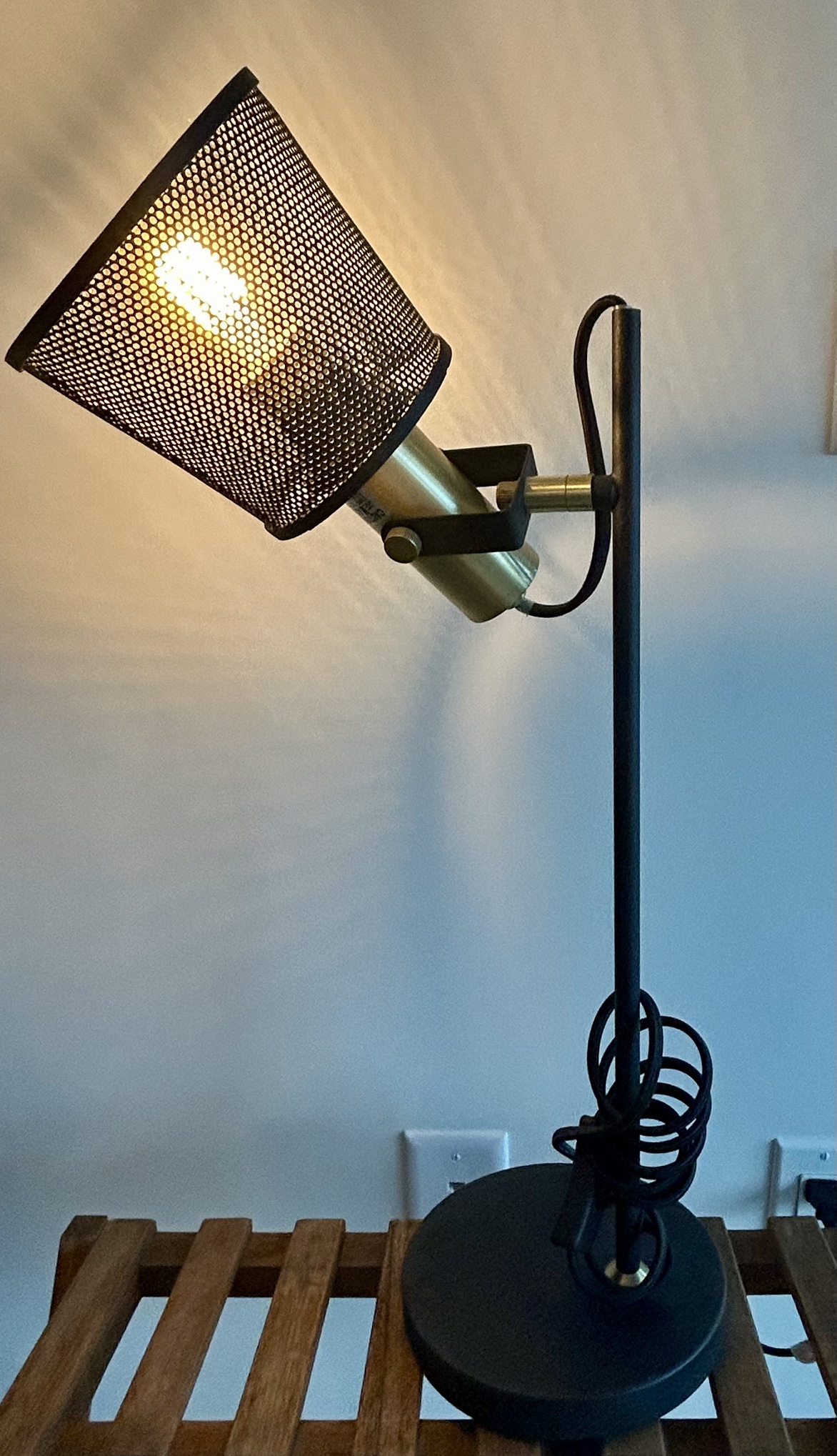 Black and Gold Desk Lamp - photo 2