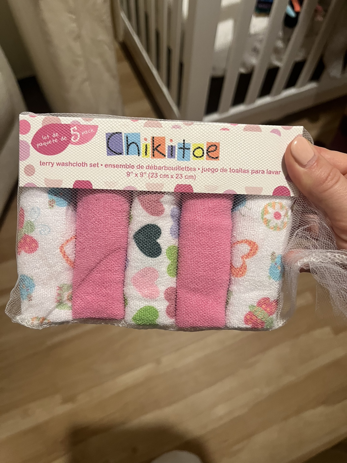 Chikitoe Terry Baby Washcloth Set