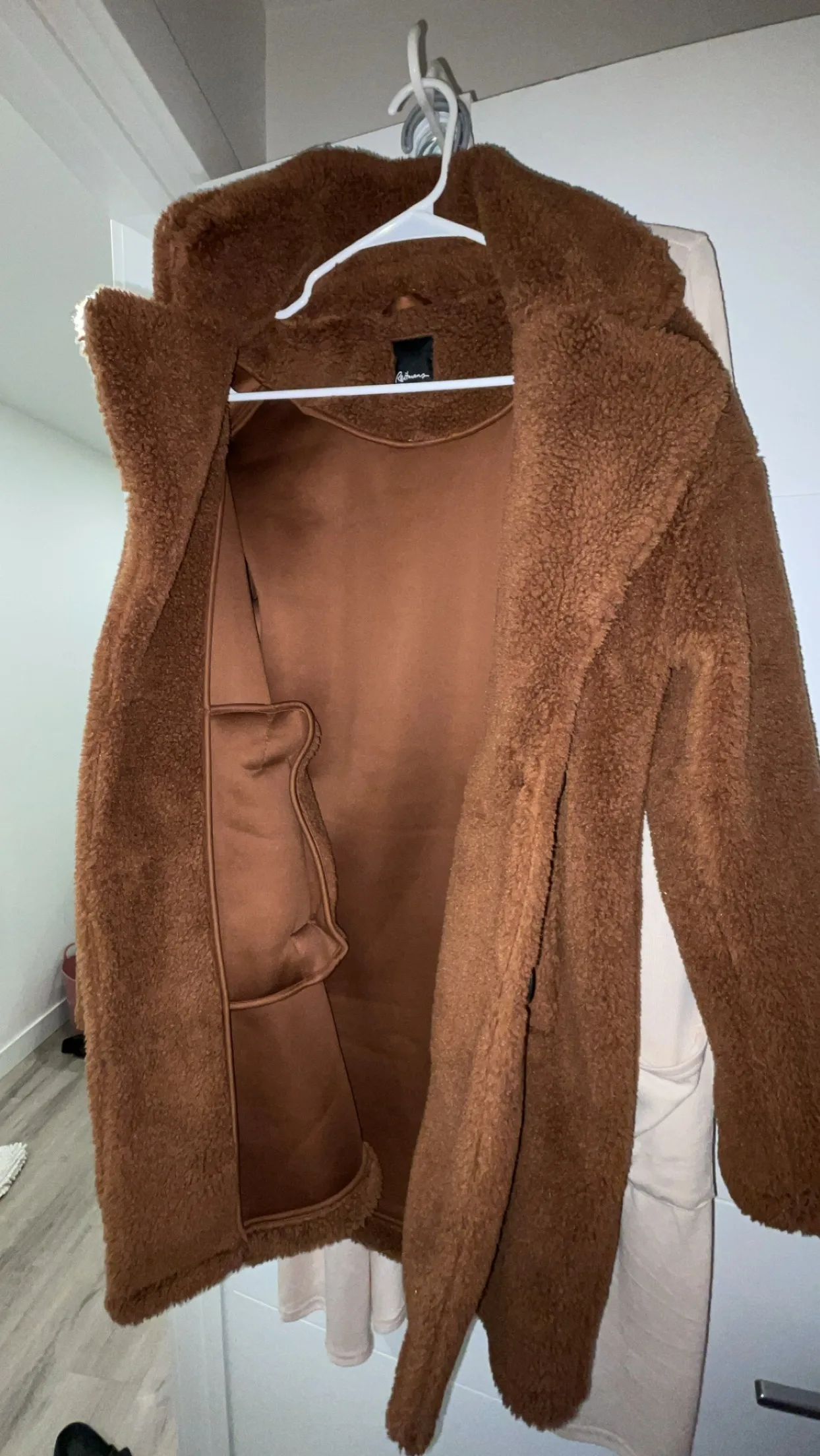 Reitmans Brown Teddy Coat image indicator(2)