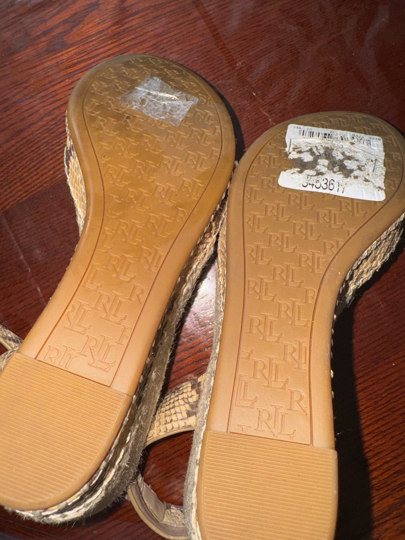 Ralph Lauren Snakeskin Wedges - photo 4