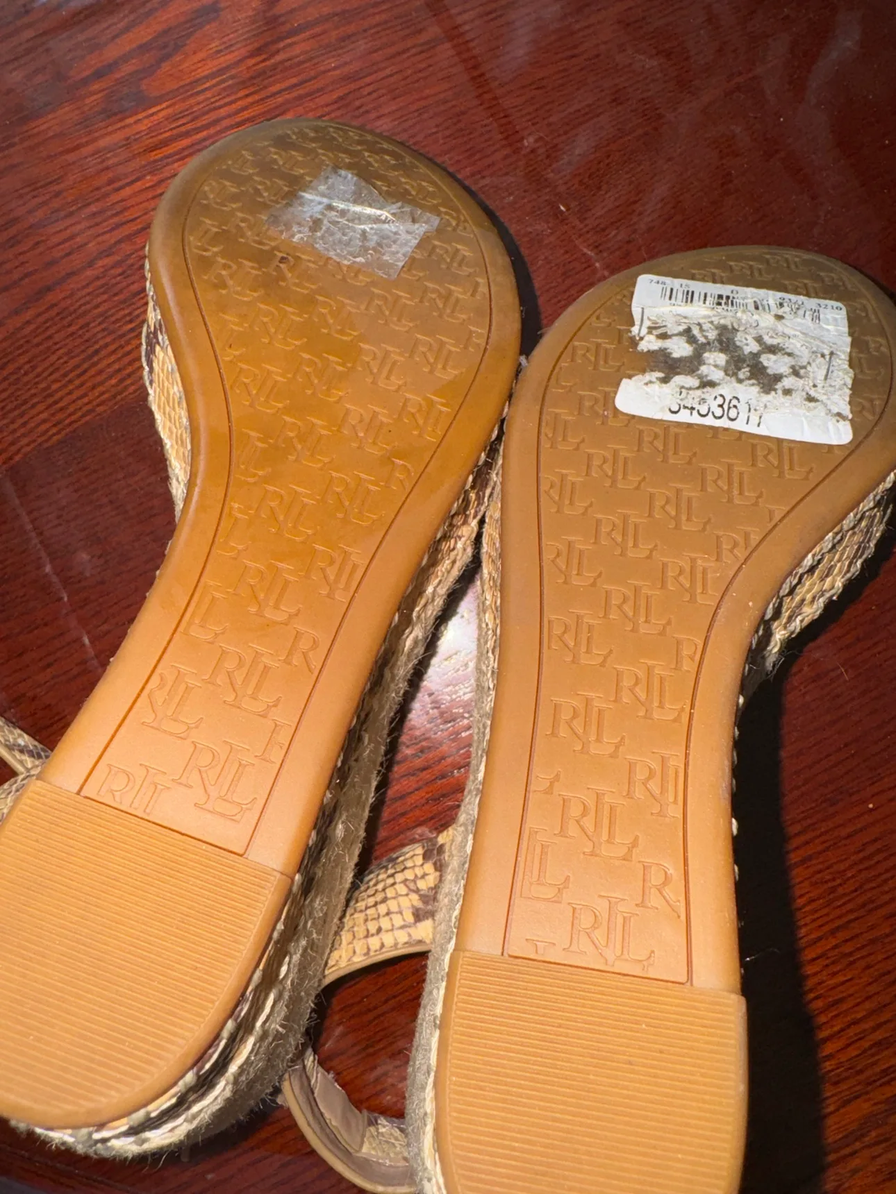 Ralph Lauren Snakeskin Wedges image indicator(4)