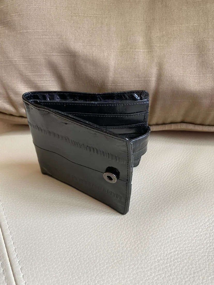 Black Leather Wallet brand new image indicator(5)