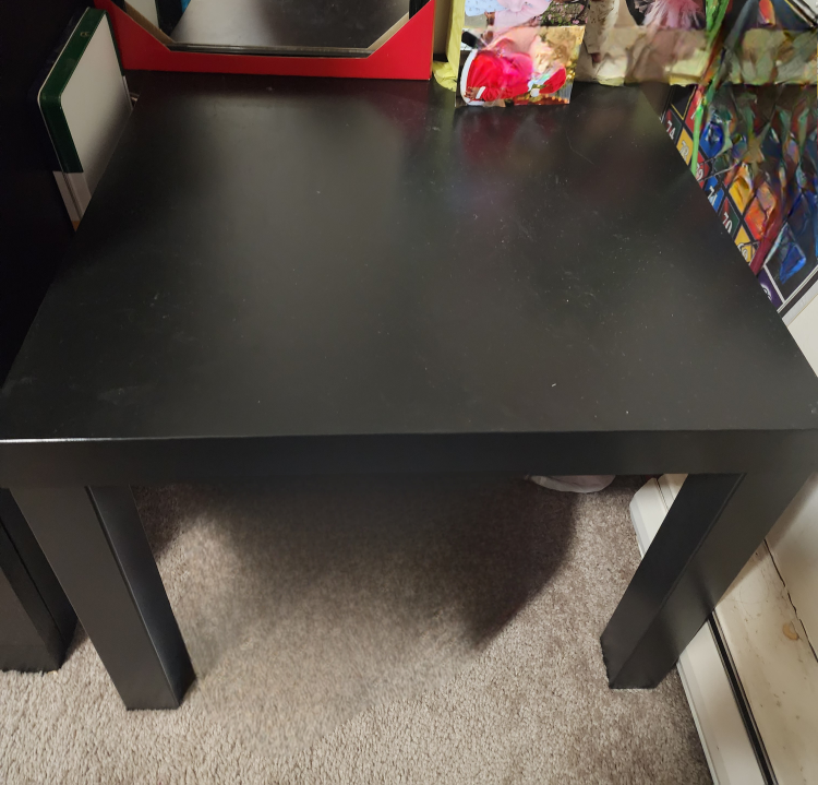 Black End Table IKEA 🧡
