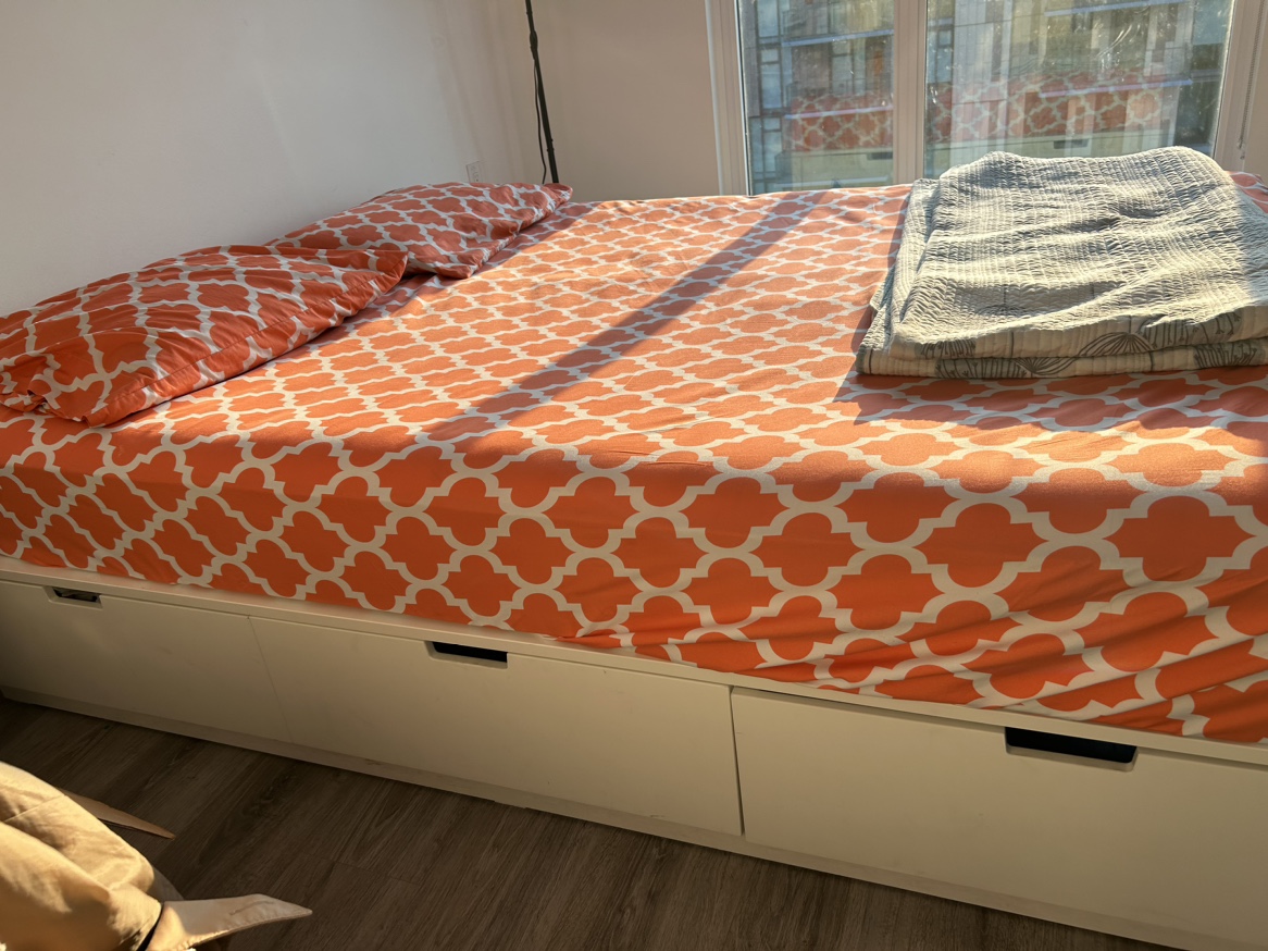 IKEA NORDLI Queen Bed Frame with Storage - photo 5