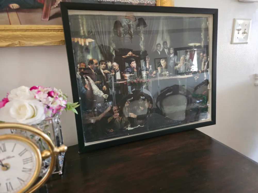 Framed Gangster Last Supper by Ylli Haruni thumbnail