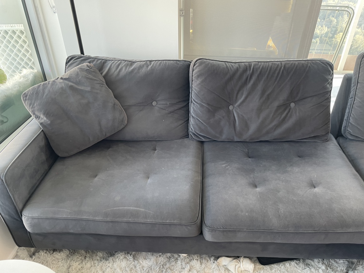Structube Sectional Sofa “Liz” Dark Grey - photo 4