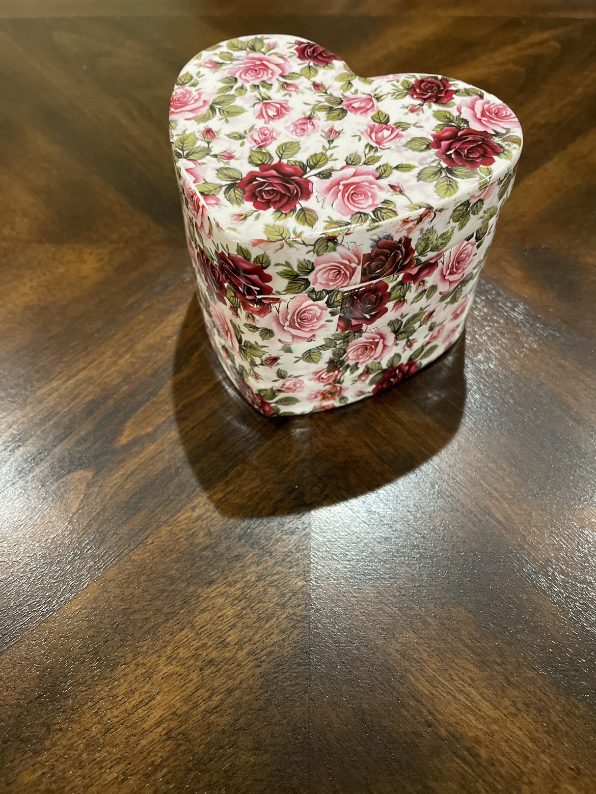 Floral Heart Shaped Trinket Box - photo 2